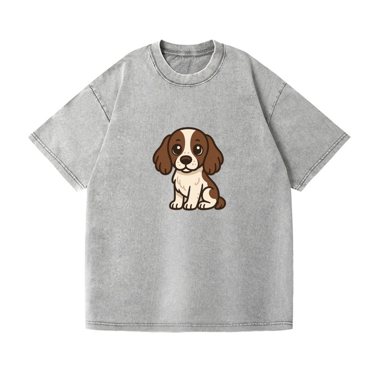 english springer spaniel liver and white sitting pose portrait design Hat