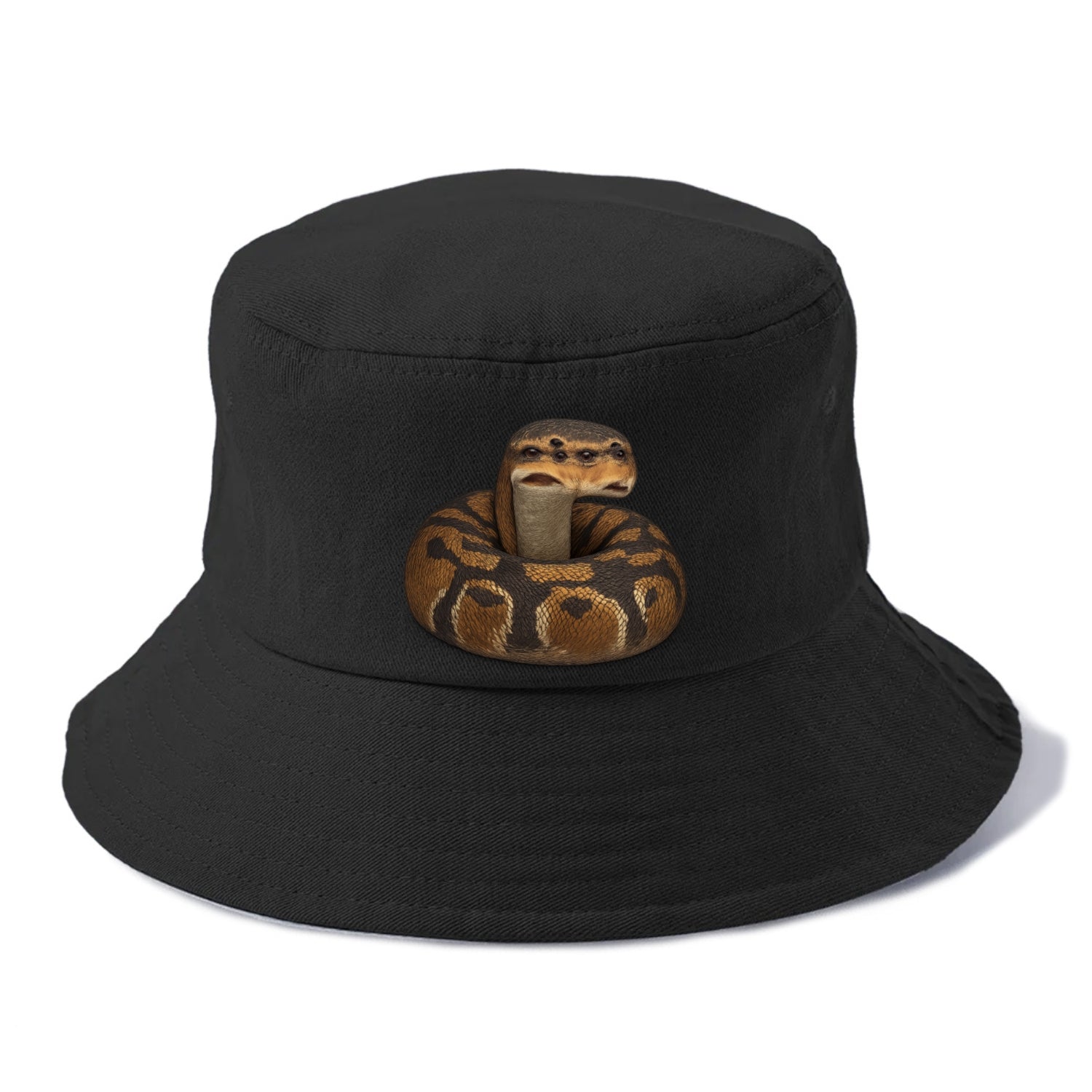 snake portrait design Hat