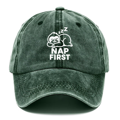 sloth nap first Hat