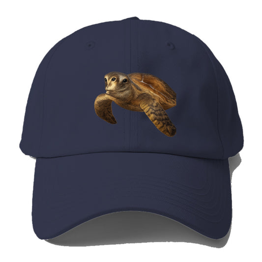 sea turtle portrait design Hat