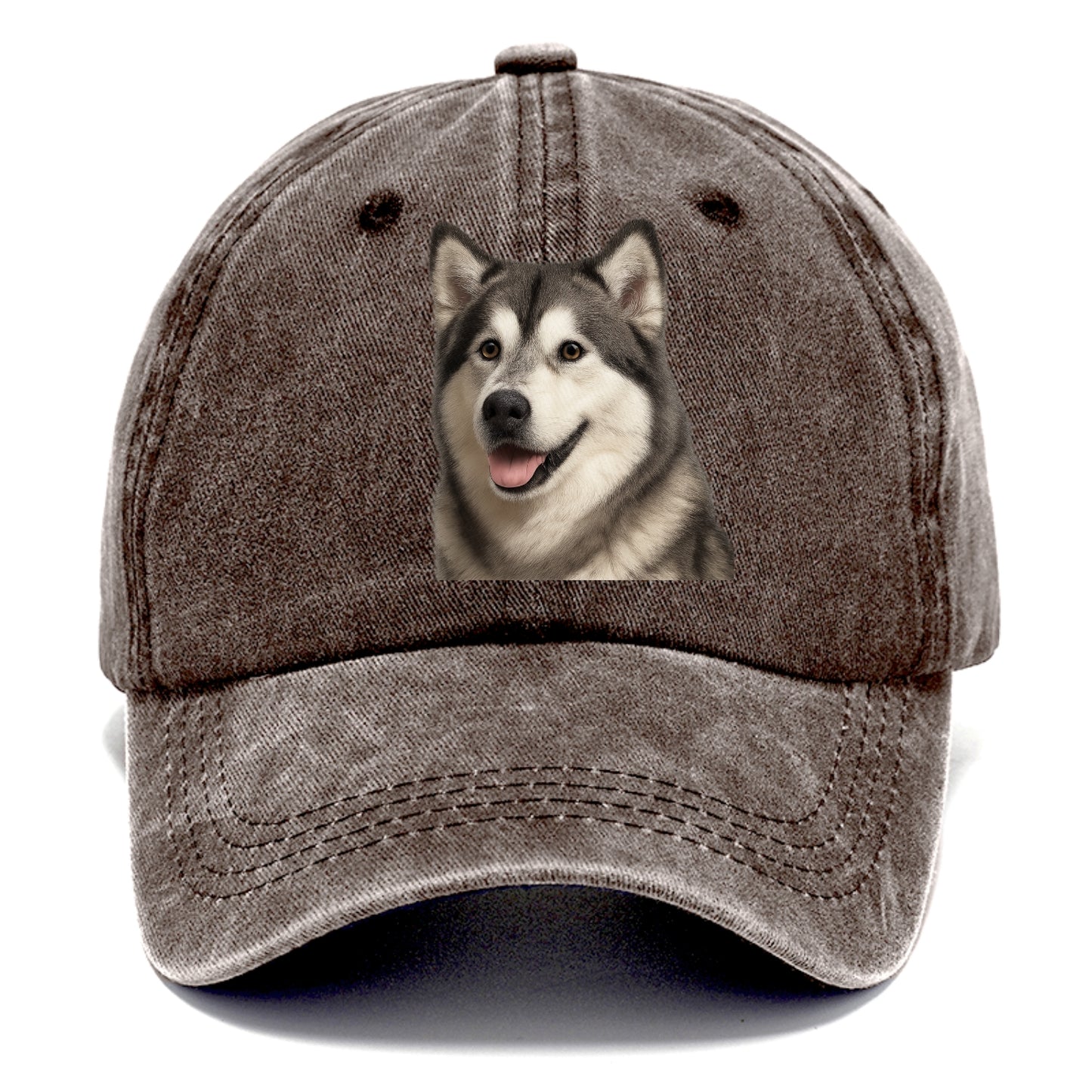 alaskan malamute portrait design Hat