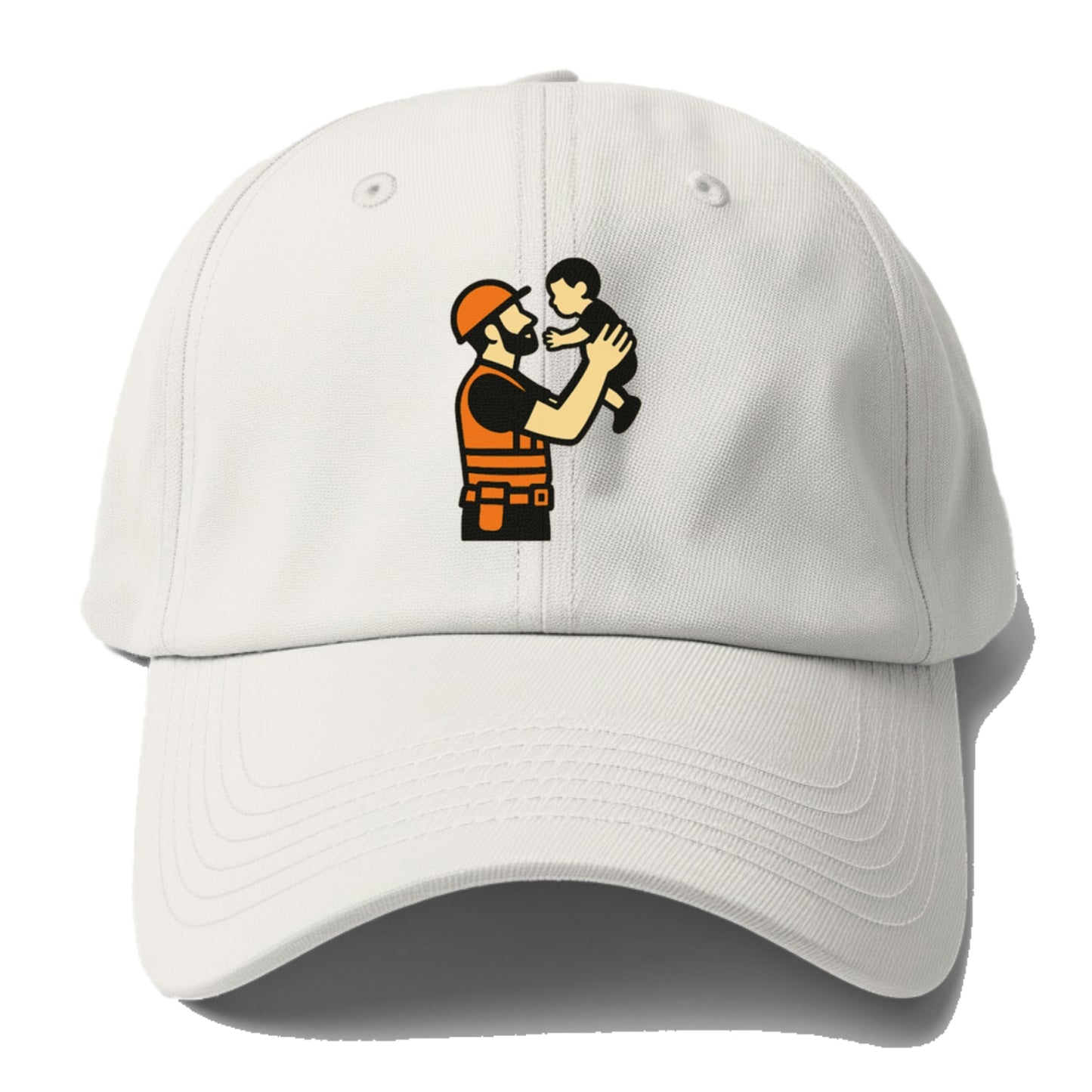 father and child  construction  family Hat
