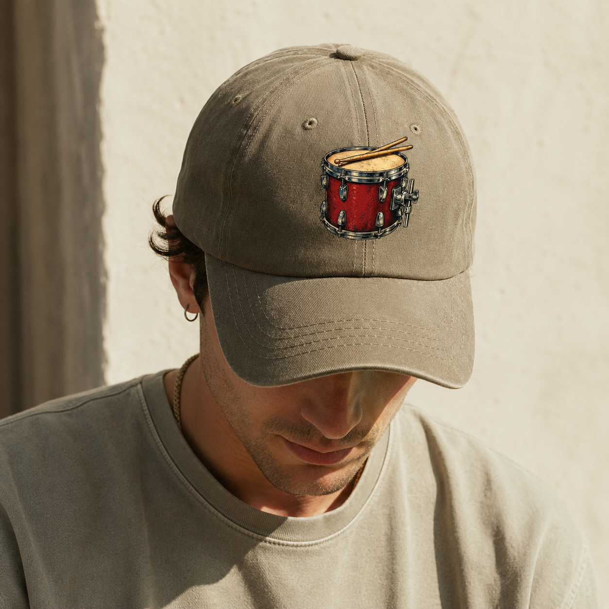 Single Rack Tom Drum Kit Classic Cap – editorial product image