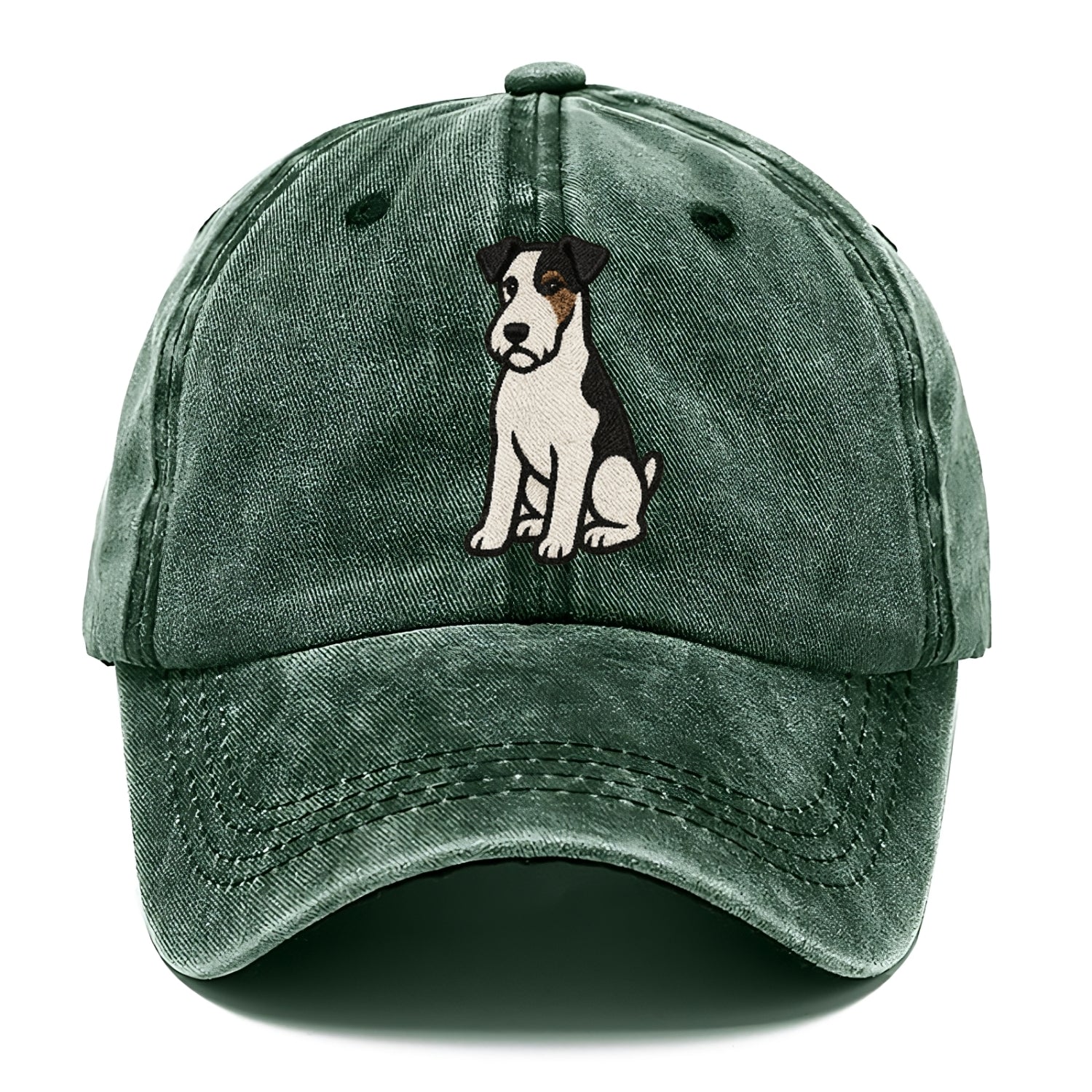 wire-fox-terrier-white-black-markings-spirited-charm Hat
