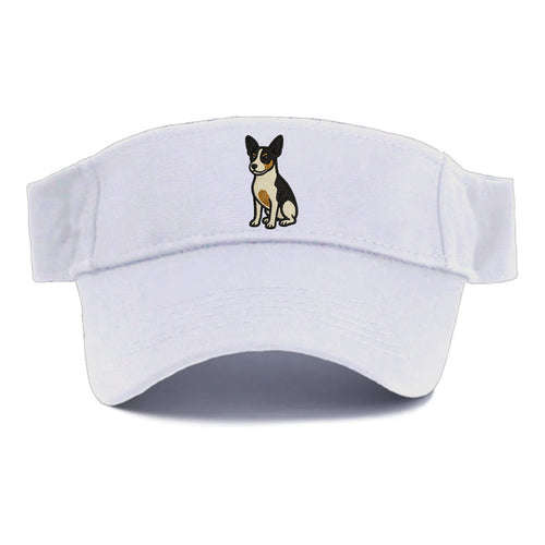 Rat Terrier Tri Color Pose Visor