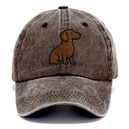 chocolate-brown-dachshund-loyal-charm Hat