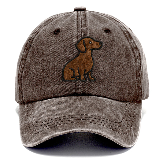 chocolate-brown-dachshund-loyal-charm Hat