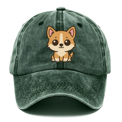 charming-corgi-wagging-heart Hat
