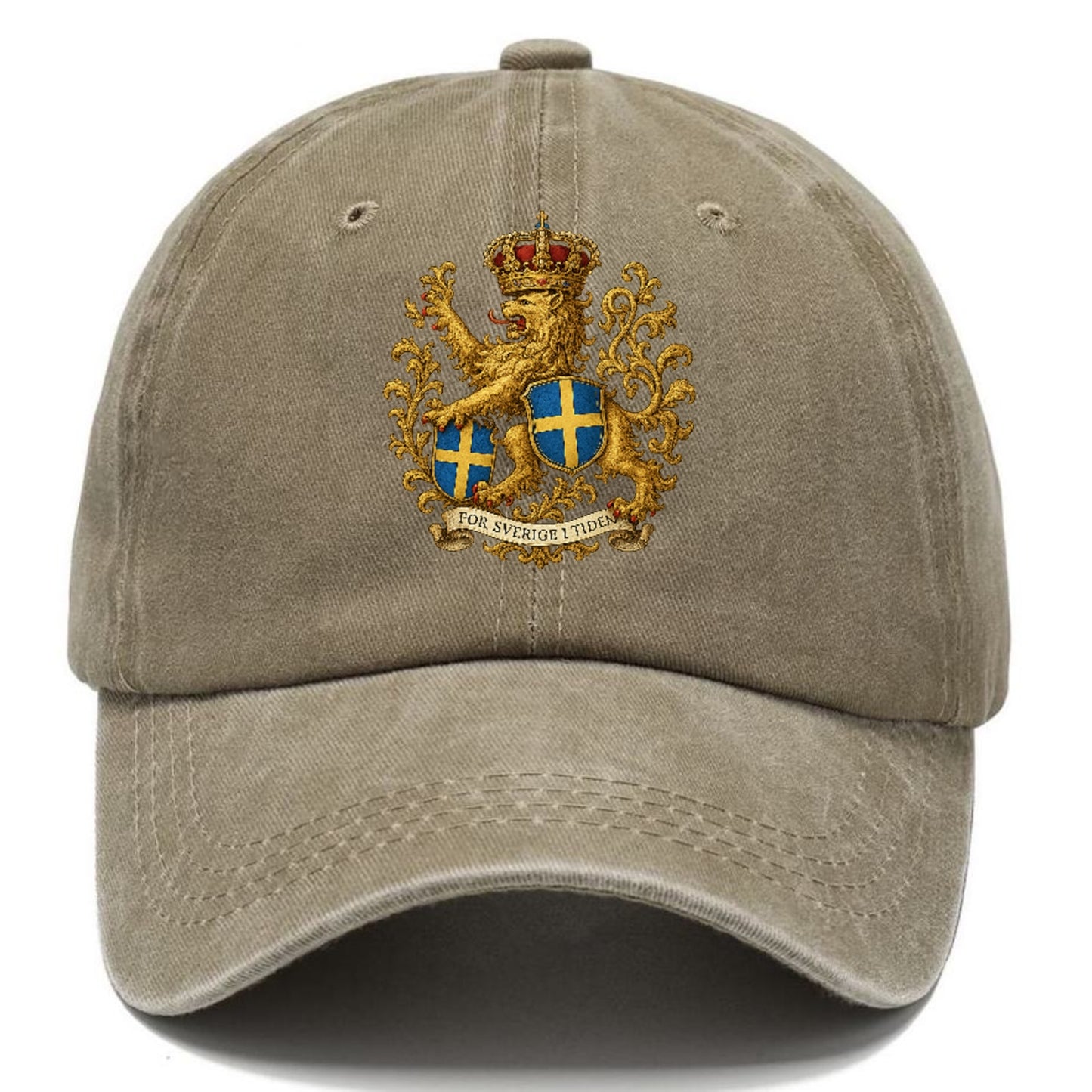 sweden heritage lion badge Hat