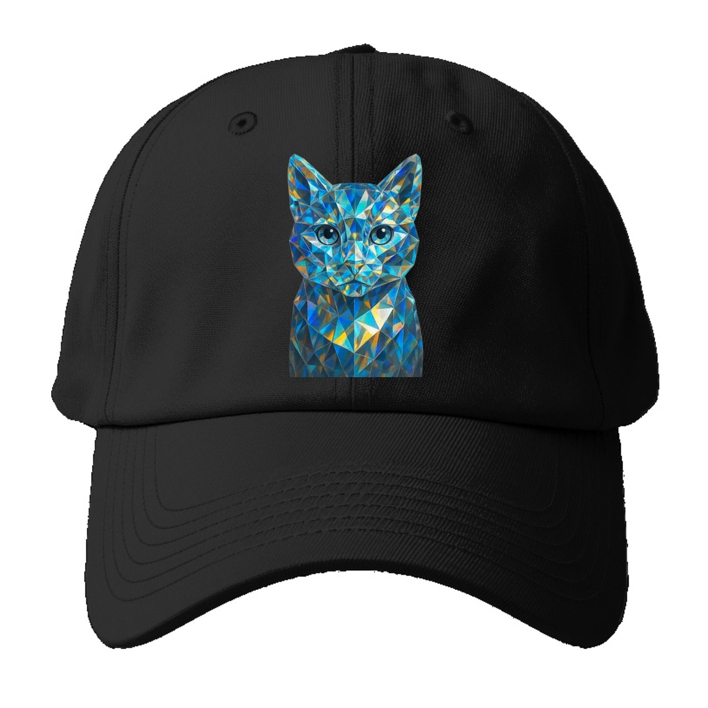 crystal prism portrait design Hat