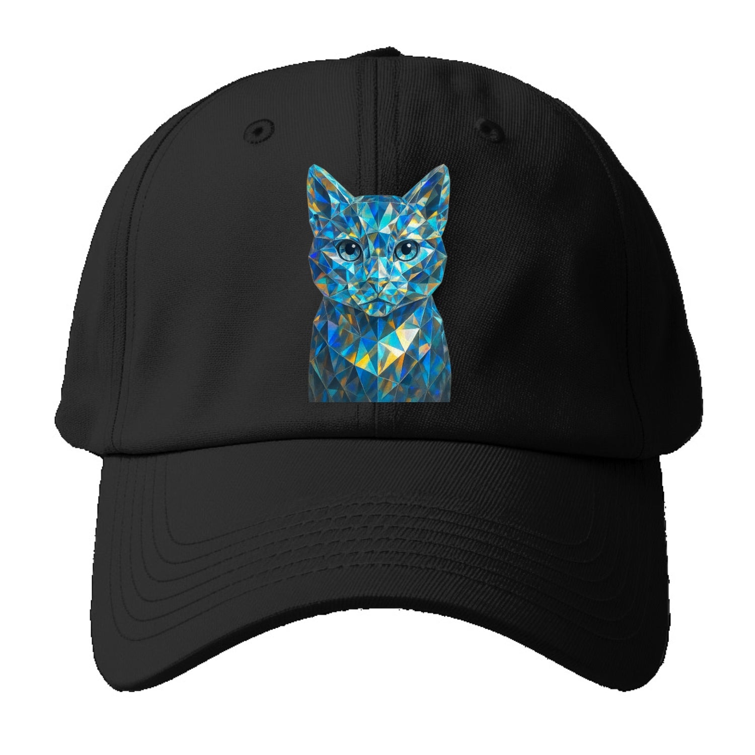 crystal prism portrait design Hat