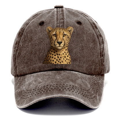 cheetah portrait design Hat