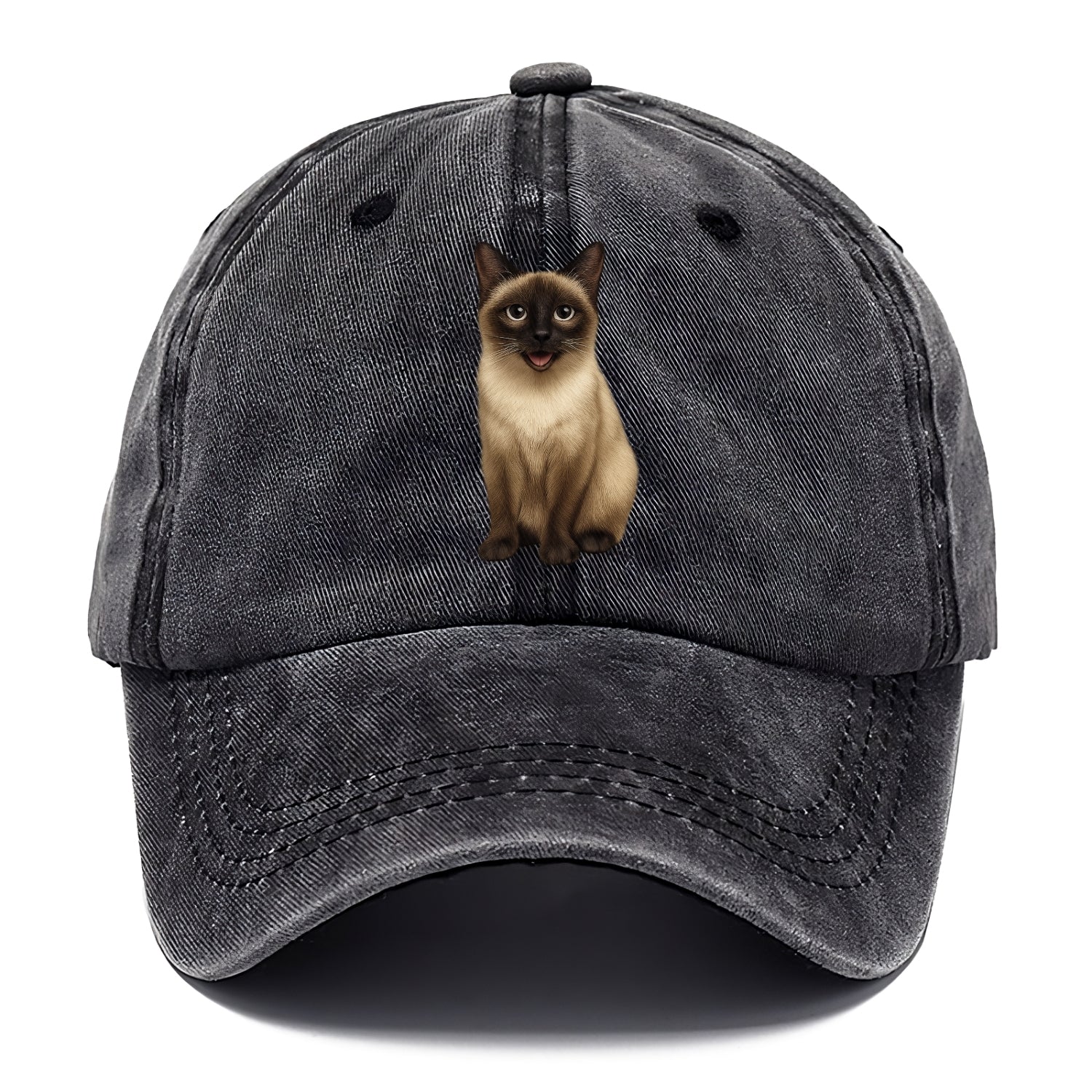 siamese cat illustration Hat