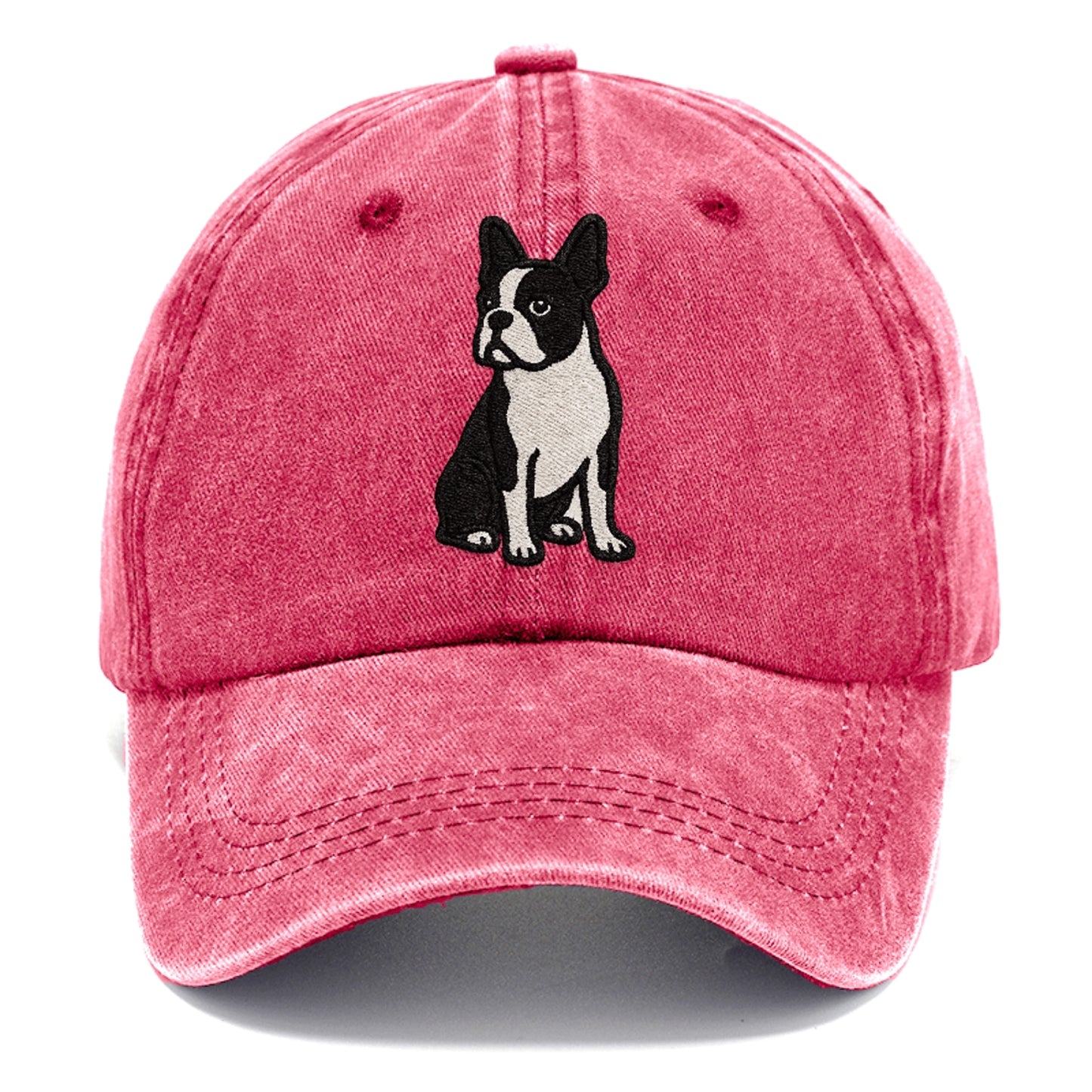 boston-terrier-black-white-tuxedo-charming-companion Hat