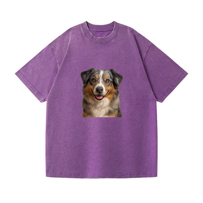 australian shepherd portrait design Hat