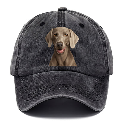 weimaraner portrait design Hat