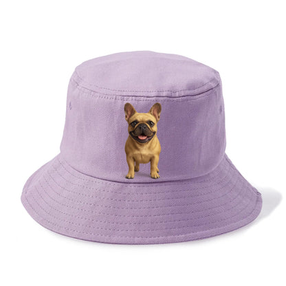 smiling french bulldog portrait hat design Hat