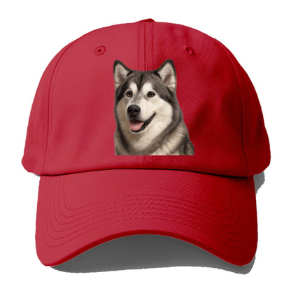 alaskan malamute portrait design Hat
