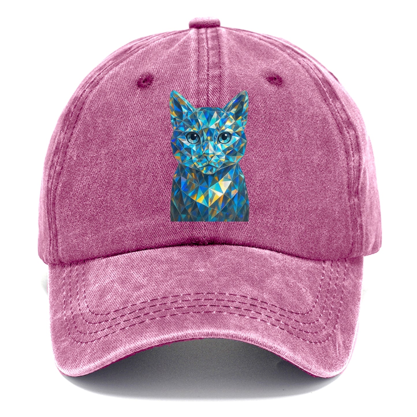 crystal prism portrait design Hat