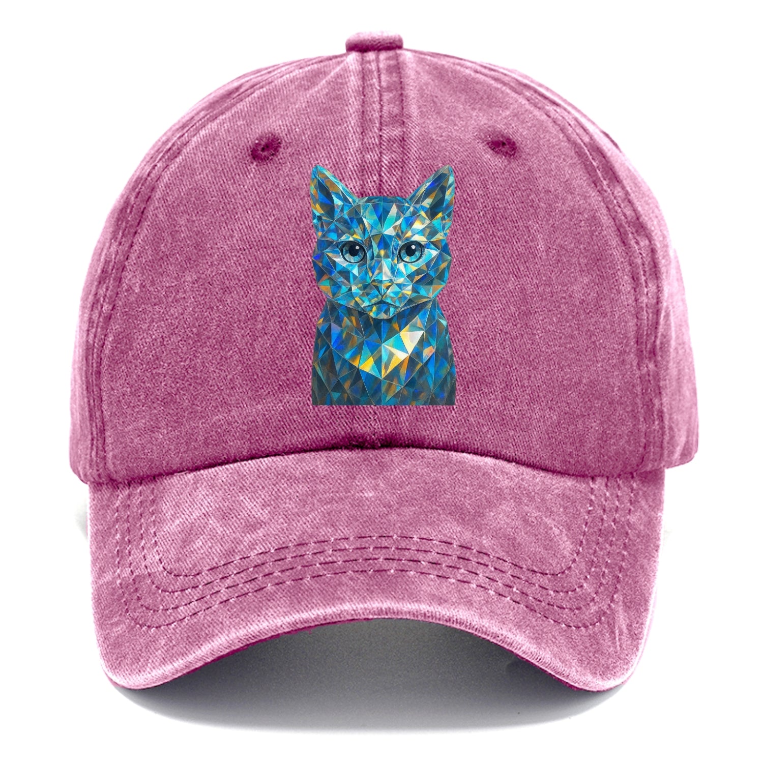 crystal prism portrait design Hat