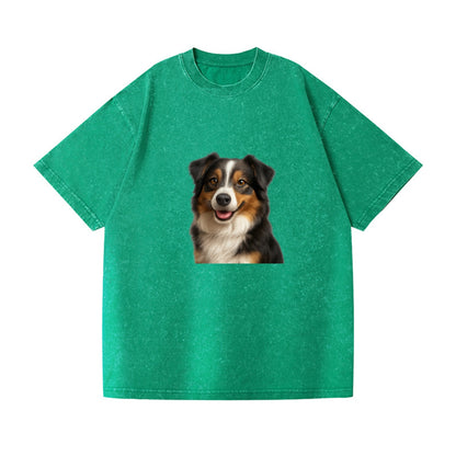 mini australian shepherd portrait design Hat