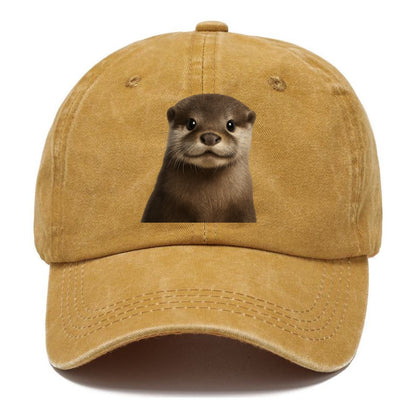 otter portrait design Hat
