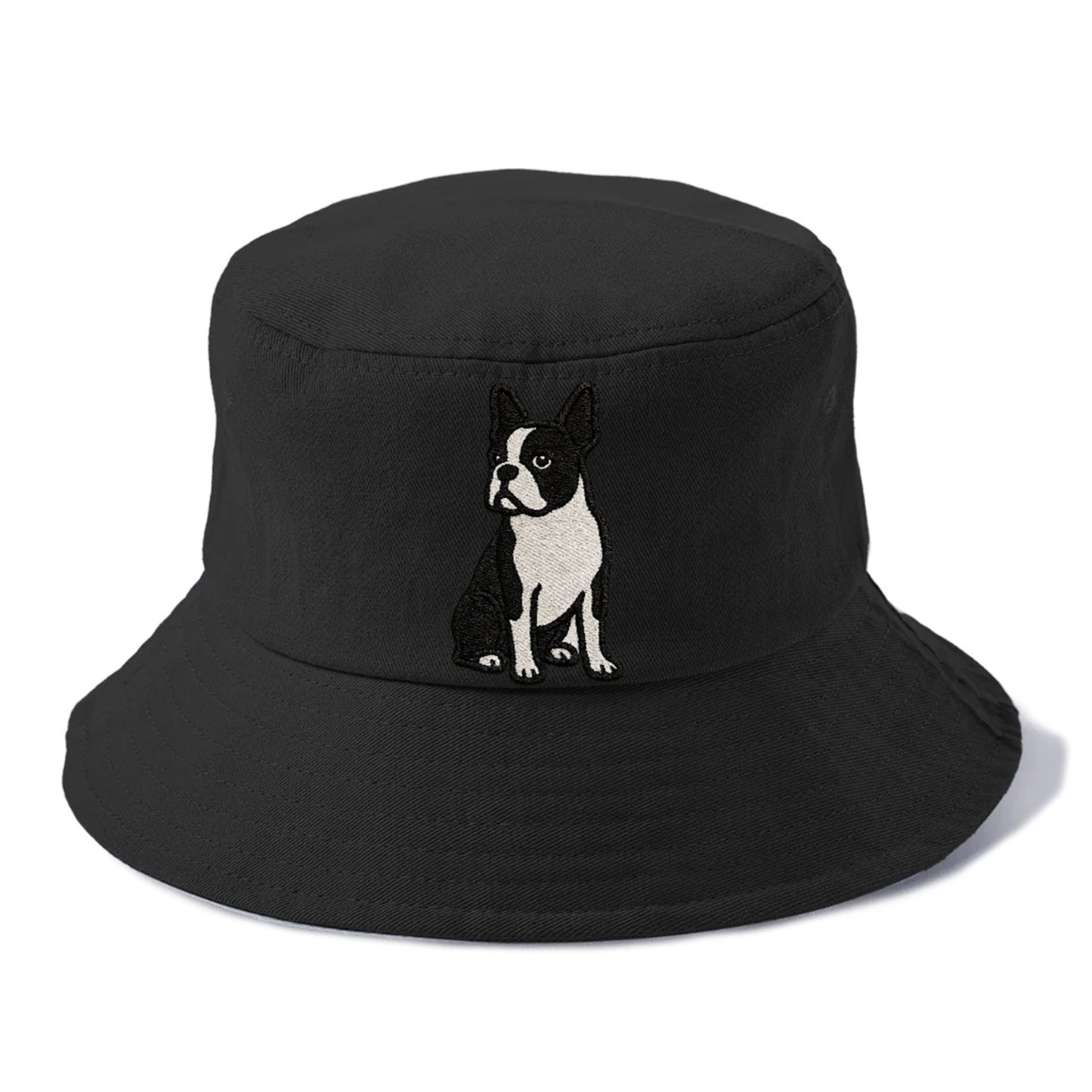 boston-terrier-black-white-tuxedo-charming-companion Hat