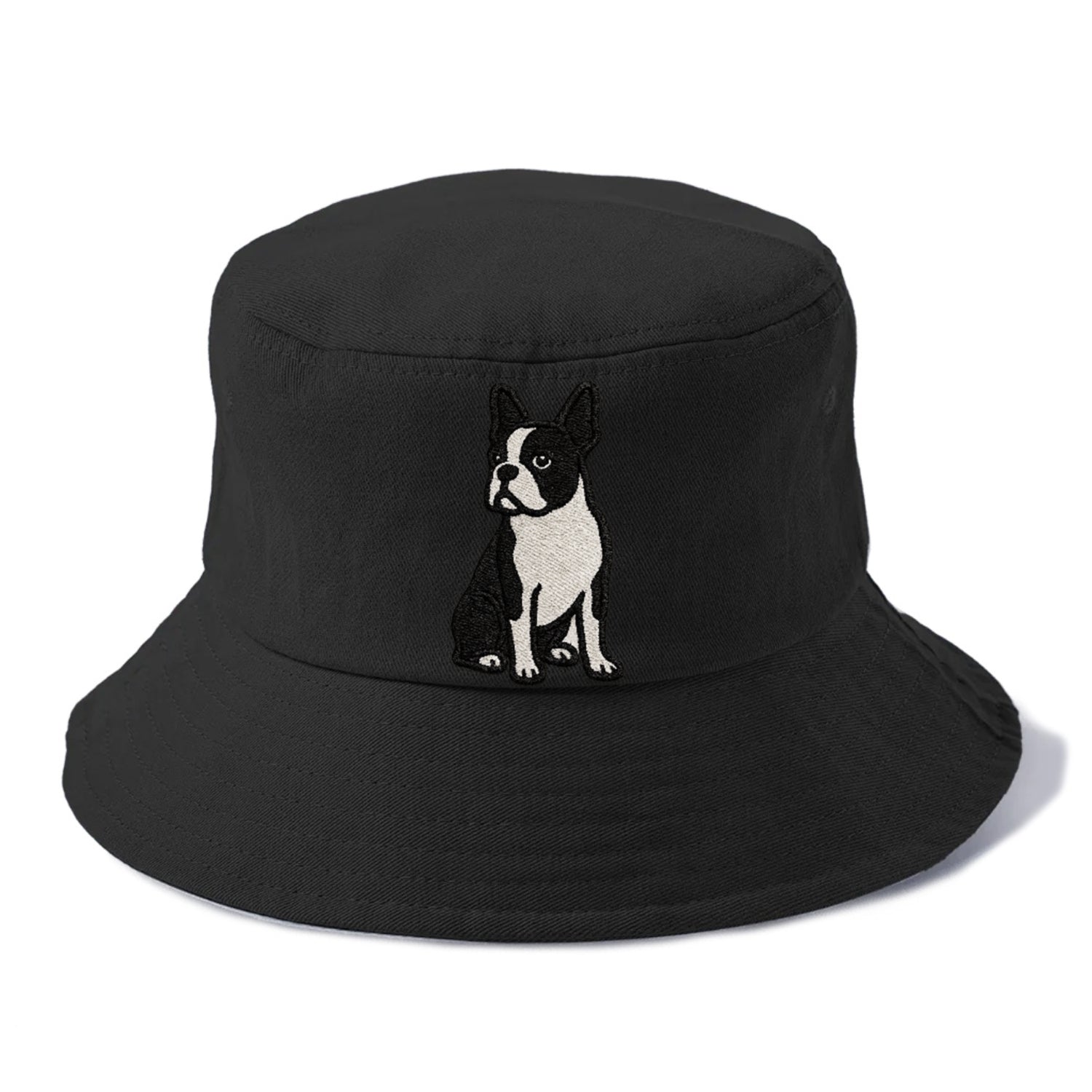 boston-terrier-black-white-tuxedo-charming-companion Hat