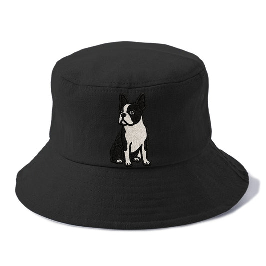 boston-terrier-black-white-tuxedo-charming-companion Hat