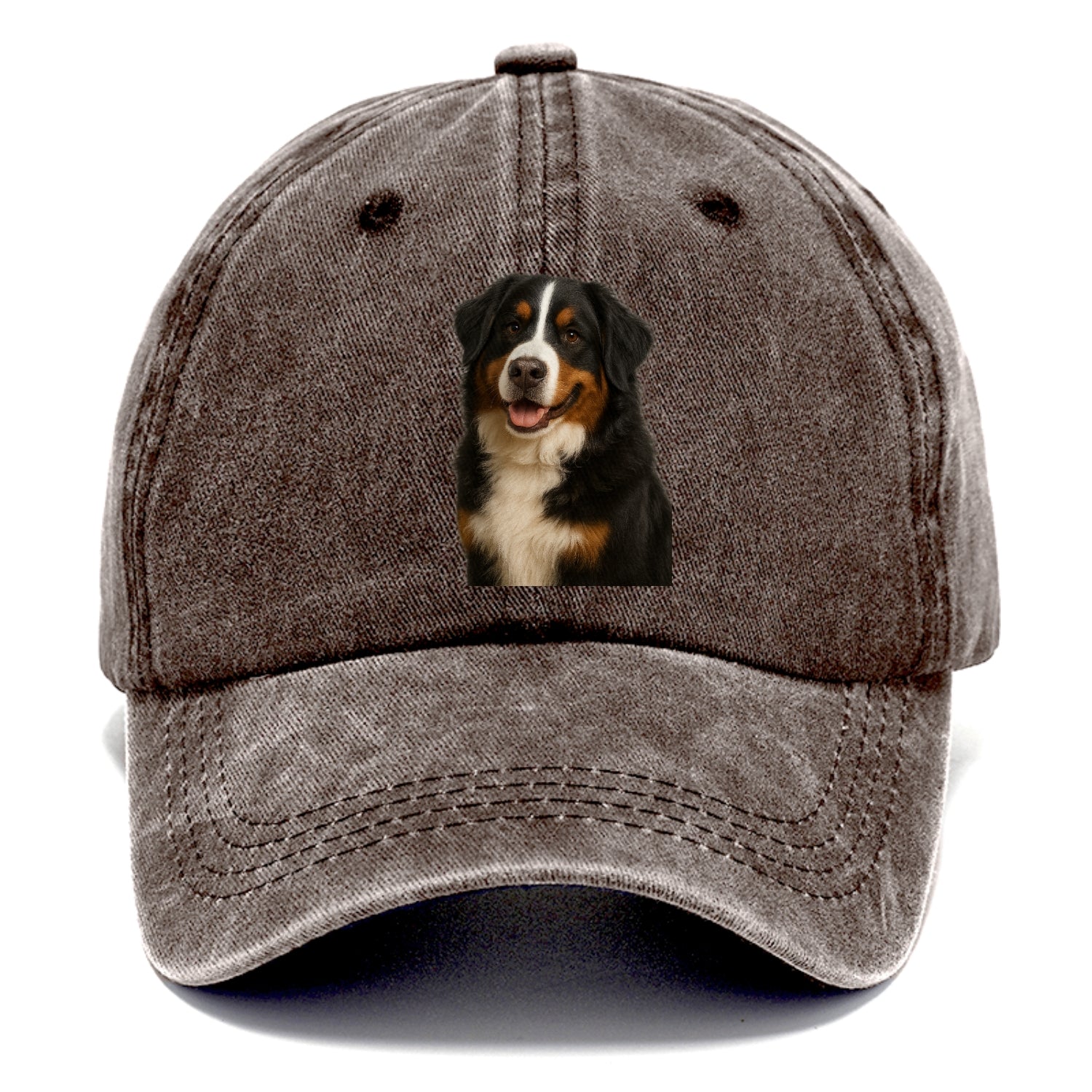 bernese mountain dog portrait design Hat
