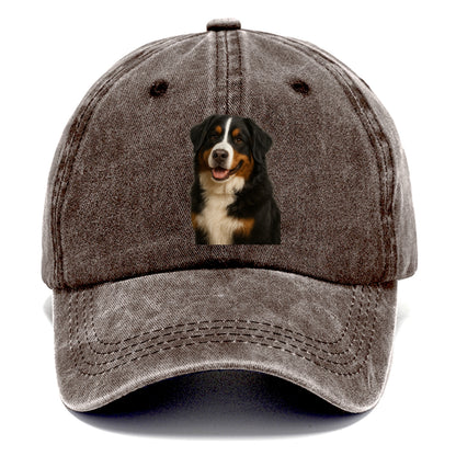 bernese mountain dog portrait design Hat