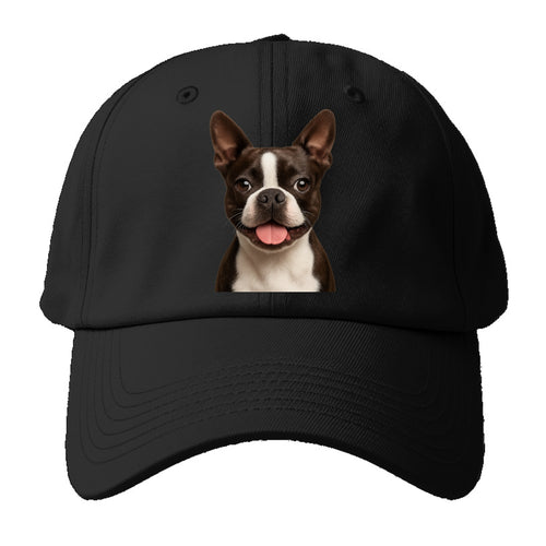 Boston Terrier: Dapper & Devoted Companion Baseball Cap For Big Heads