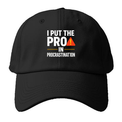 pro in procrastination Hat