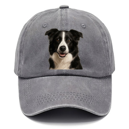border collie: agile mind, loyal heart Hat