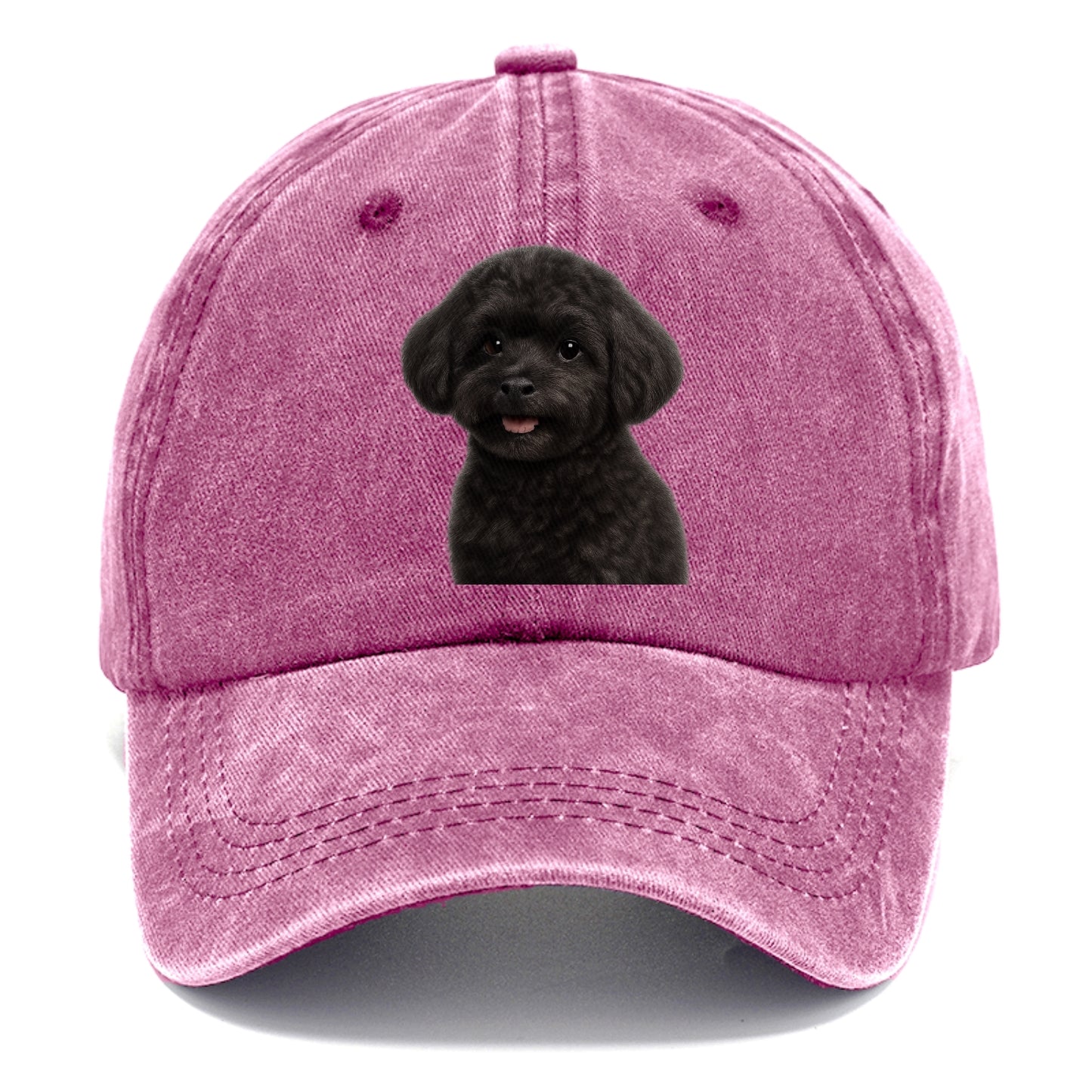 black maltipoo portrait design Hat