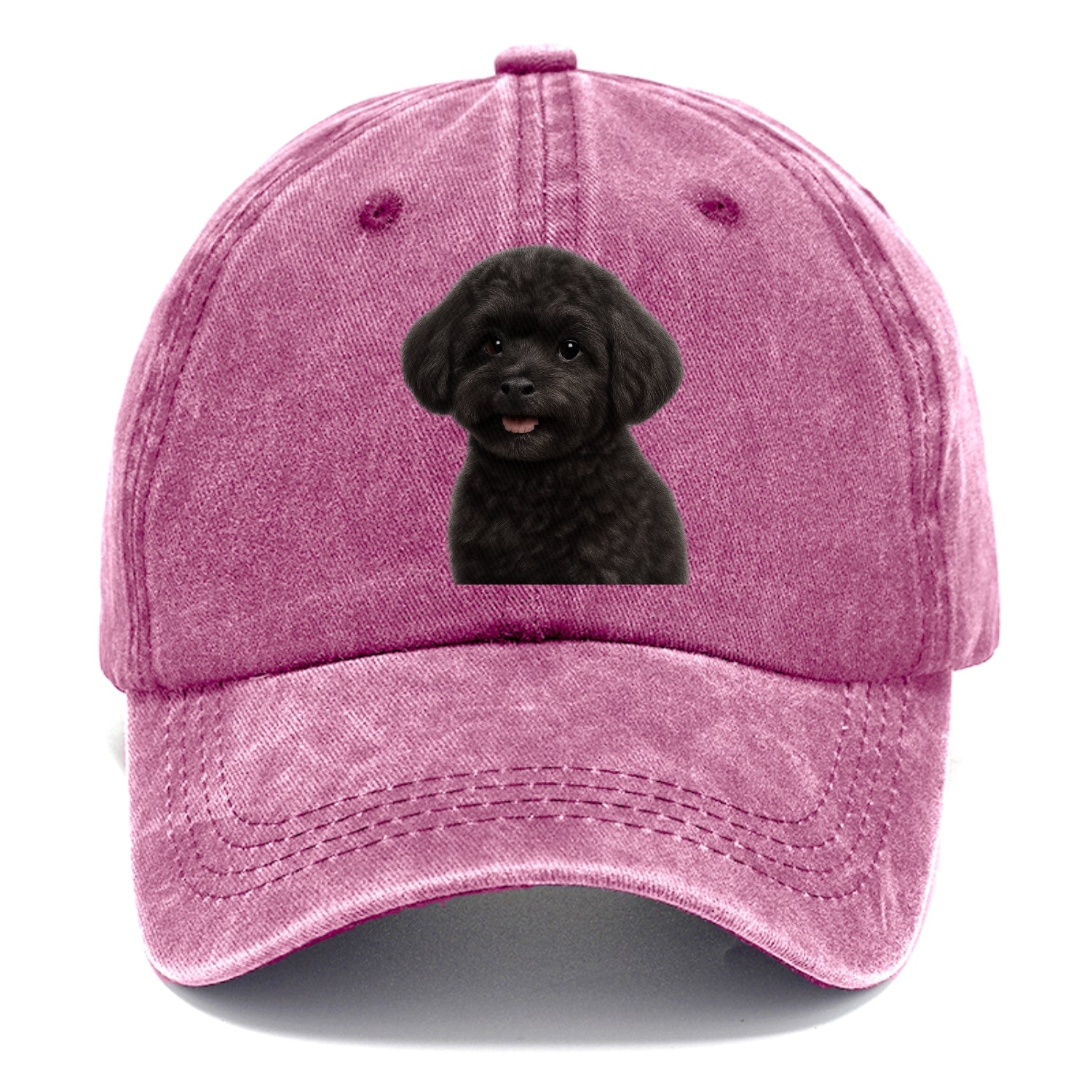 black maltipoo portrait design Hat