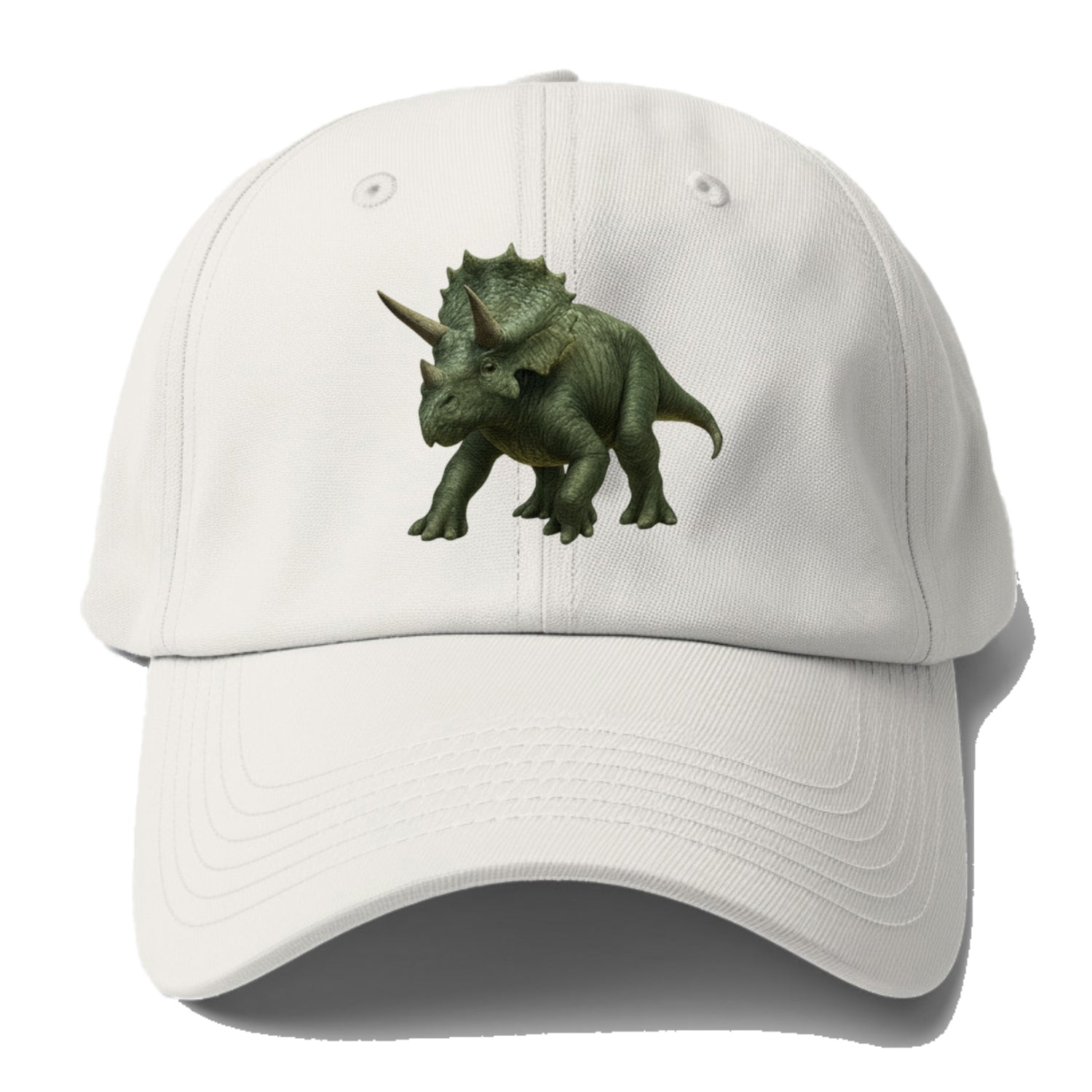 detailed triceratops in verdant light Hat