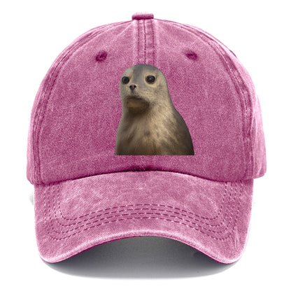 seal portrait design Hat
