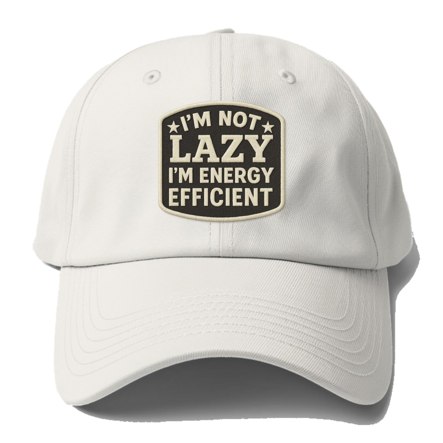humorous slogan patch Hat