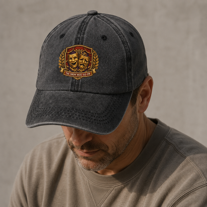 Comedy And Tragedy Masks Classic Cap – editorial product image