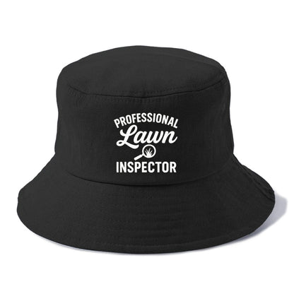 professional lawn inspector artistic design Hat
