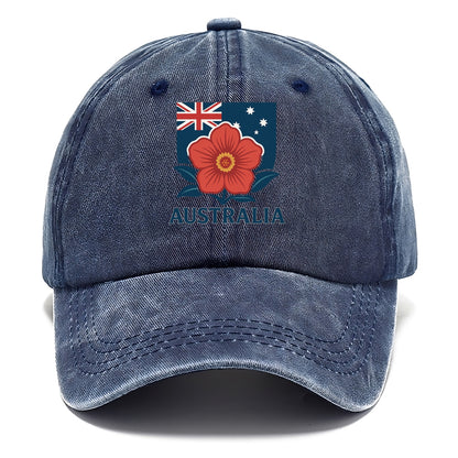 Australian Patriotic Floral Hat