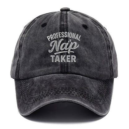 professional nap taker artful design Hat