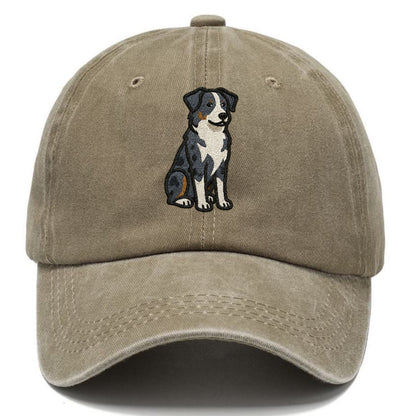 australian-shepherd-blue-merle-vibrant-spirit Hat
