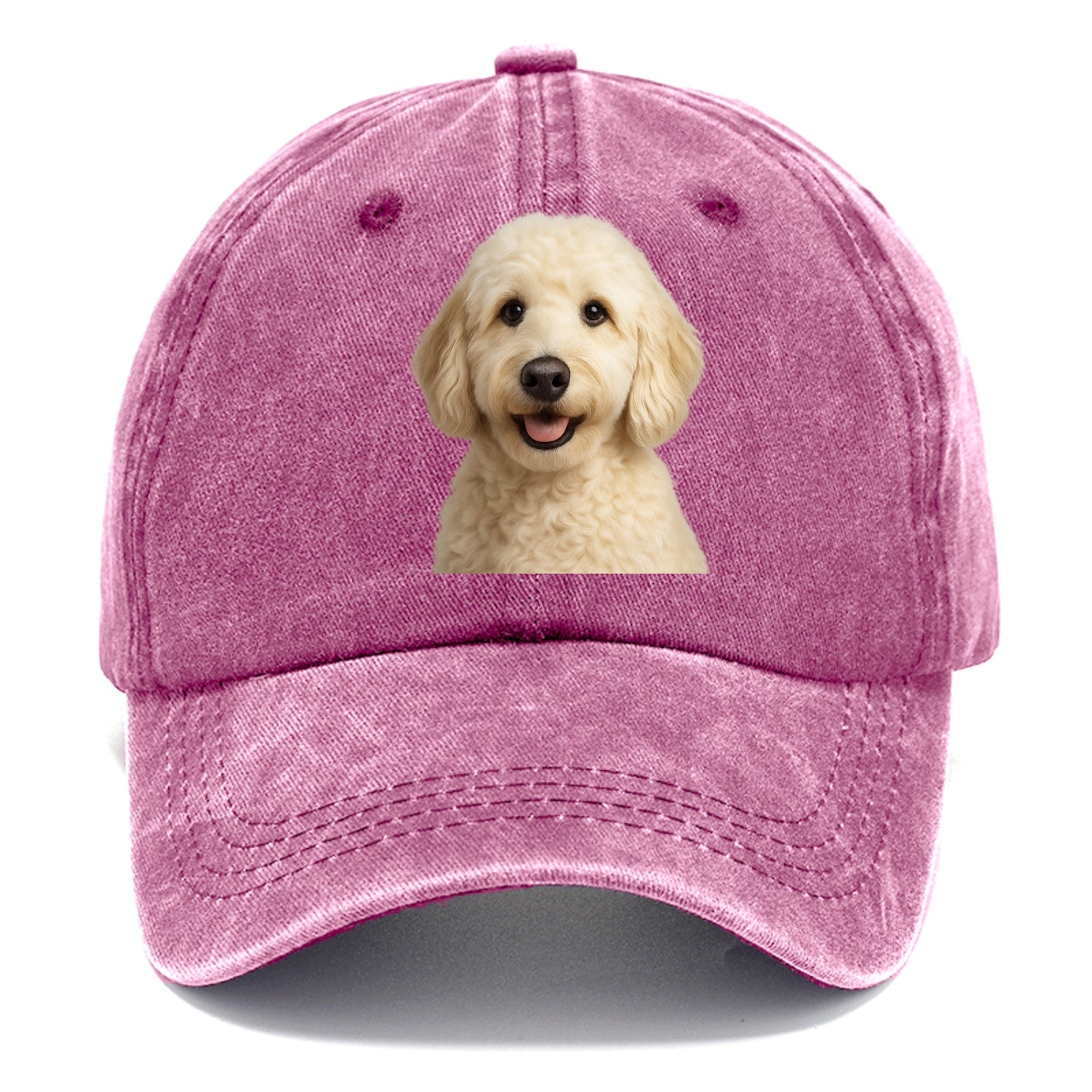 english cream doodle portrait design Hat