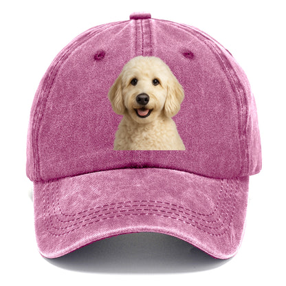english cream doodle portrait design Hat