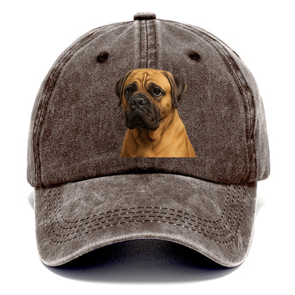 mastiff portrait design Hat