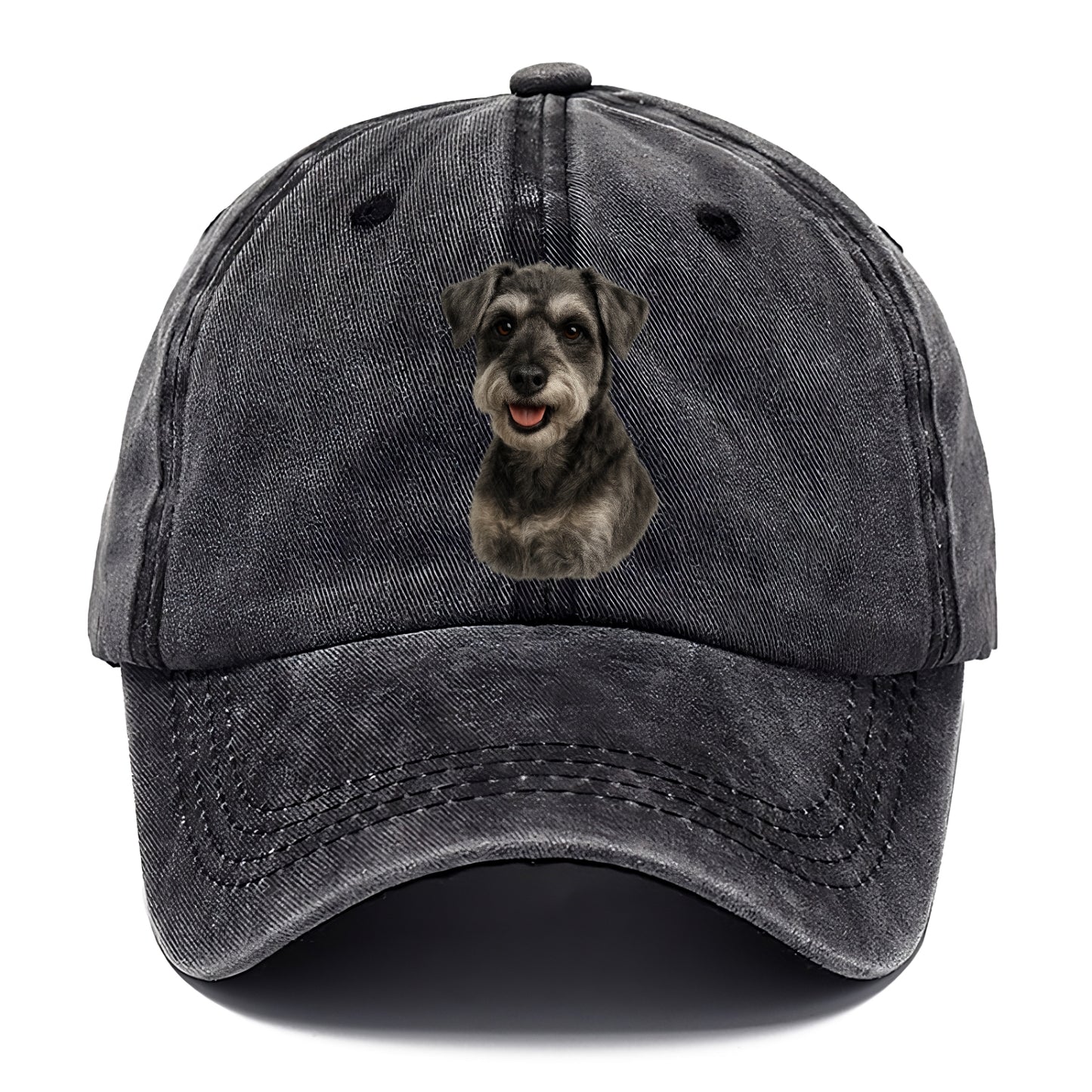 schnoodle portrait design Hat