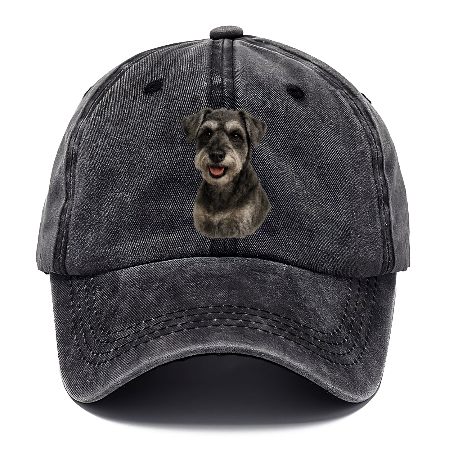 schnoodle portrait design Hat