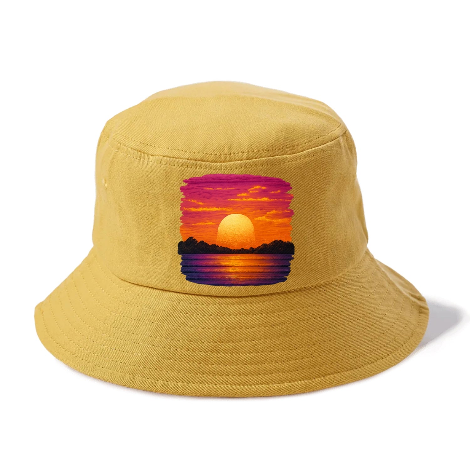 serene sunset hues Hat